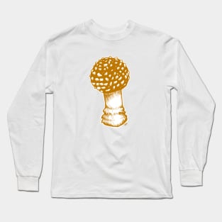 Amanita Muscaria in Yellow Long Sleeve T-Shirt